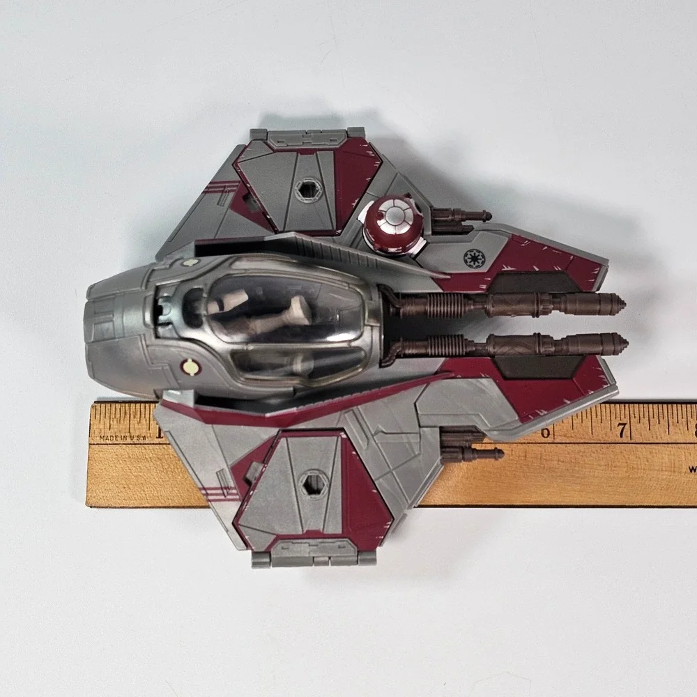 Star Wars Mission Fleet Obi-Wan Kenobi Jedi Starfighter Action Figure & Vehicle
